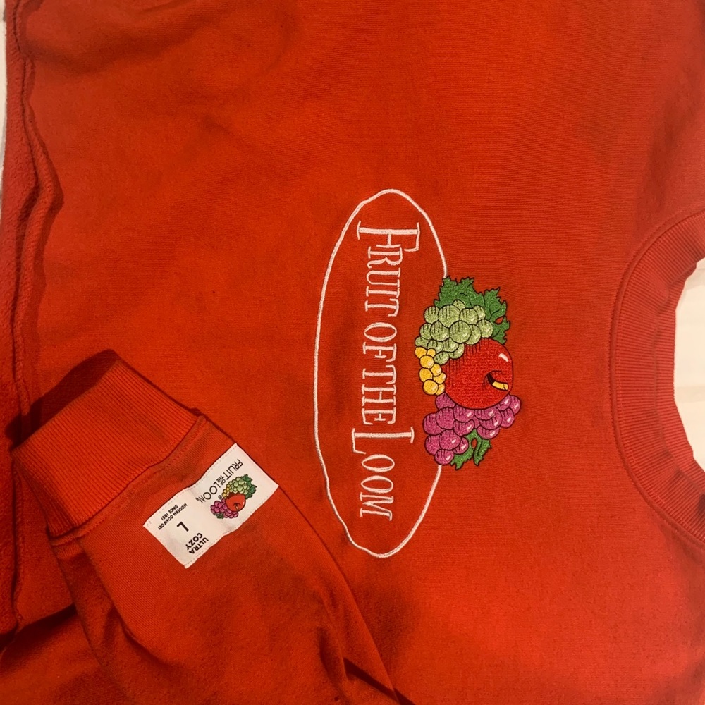 Fruit of the loom large crop top sweater